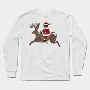 Santa Claws and Jackalope Long Sleeve T-Shirt